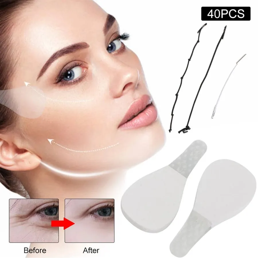 Invisible Face Lift Tapes 40pc | Skincare Tool — wholesale Beauty & Personal Care by the case