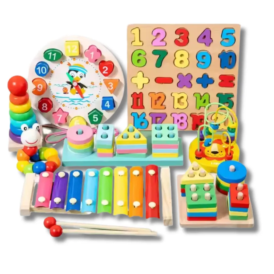 Wooden Puzzle Building Stocking Stuffer Back To School Toy — wholesale Toys & Games by the case