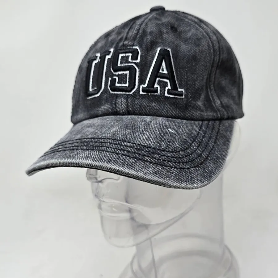 Adjustable Denim Baseball Cap - Assorted — wholesale Apparel & Accessories by the case