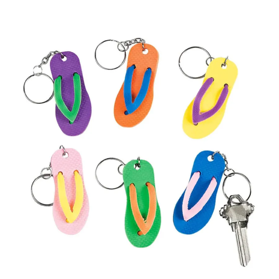 Flip Flop Keychains In Bulk — wholesale Keychains & Charms by the case