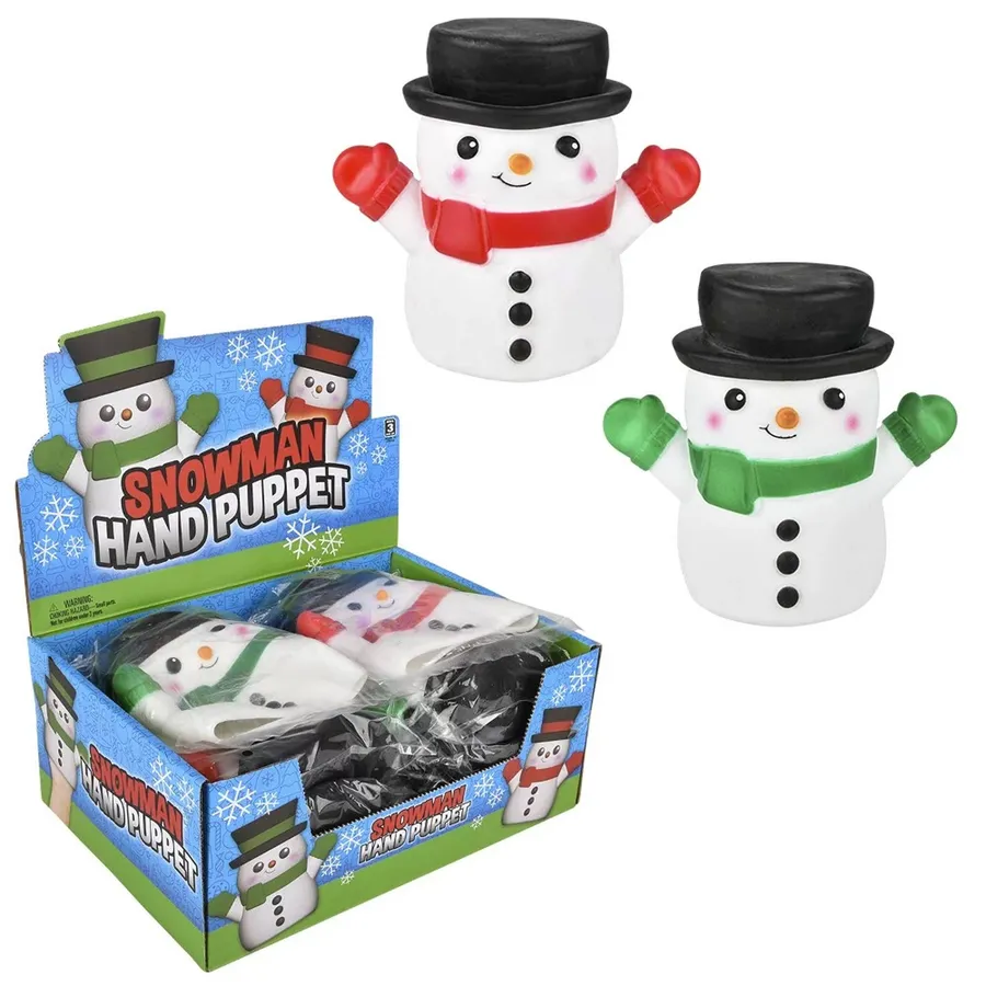 Frosty Fun Snowman hand Puppet — wholesale More Wholesale Goods by the case