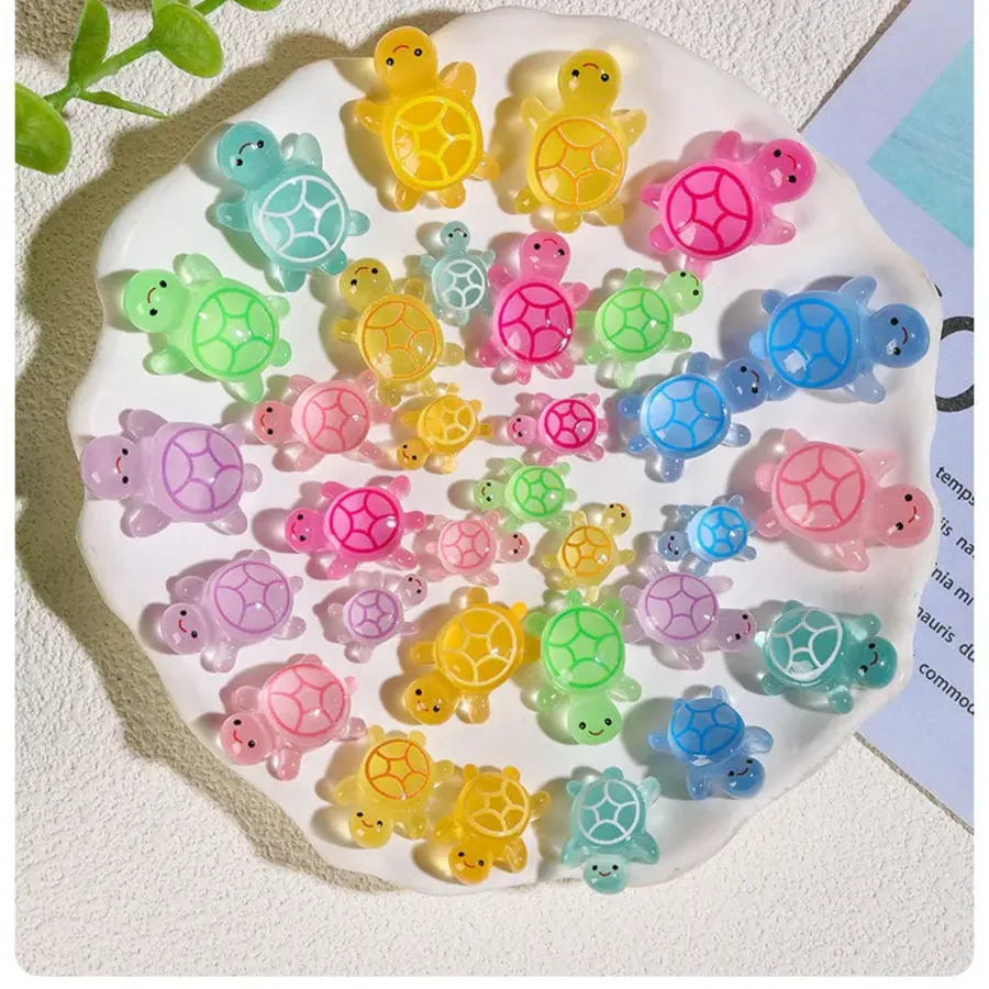 Luminous Turtle Ornaments Glow in the Dark - Assorted — wholesale Home & Décor by the case