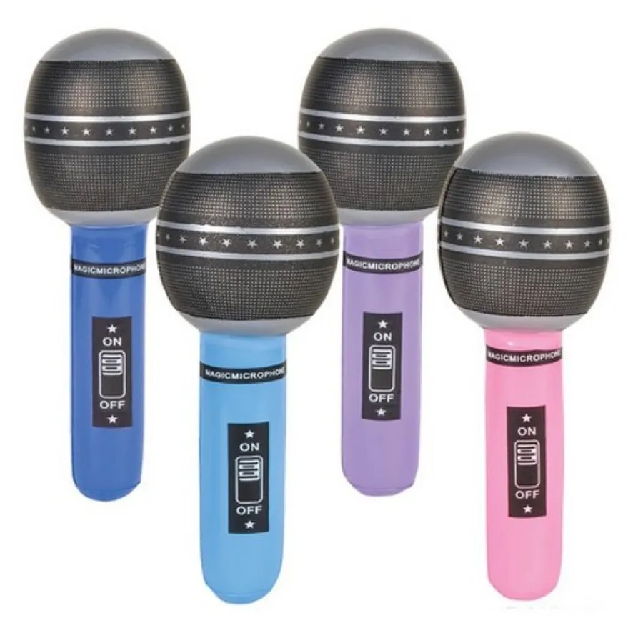 Microphones Inflatable 10.5" Toy In Bulk — wholesale Tech & Gadgets by the case