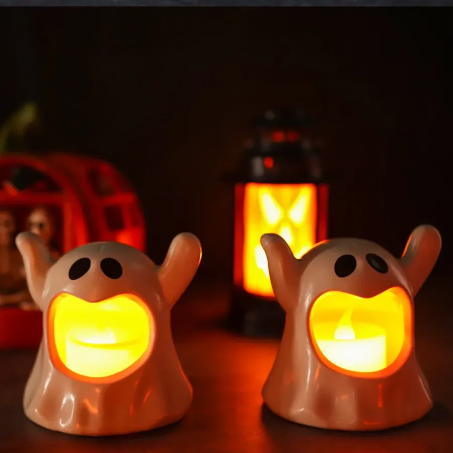 Halloween Candlestick Pumpkin Lamp For Small Gifts — wholesale Seasonal & Holiday by the case