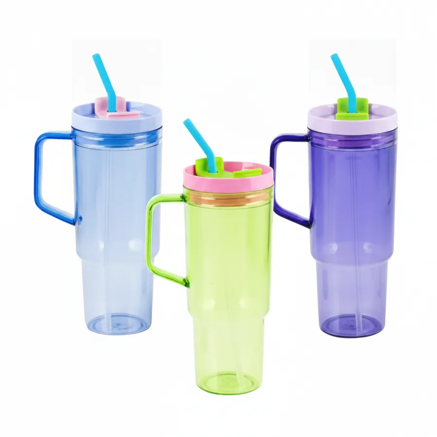 Insulated Travel Tumbler with Straw - 40oz Everyday Kitchen Drinkware — wholesale Kitchen & Drinkware by the case