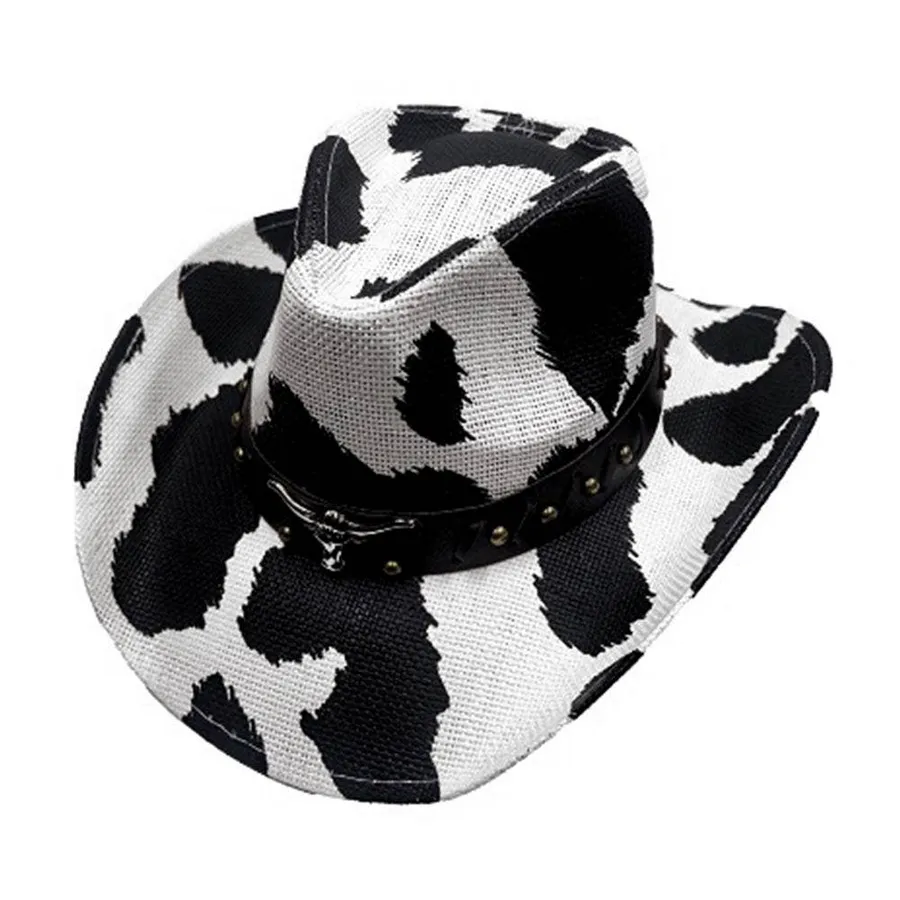 Camouflage Print Western Cowboy Hat - Assorted — wholesale Apparel & Accessories by the case