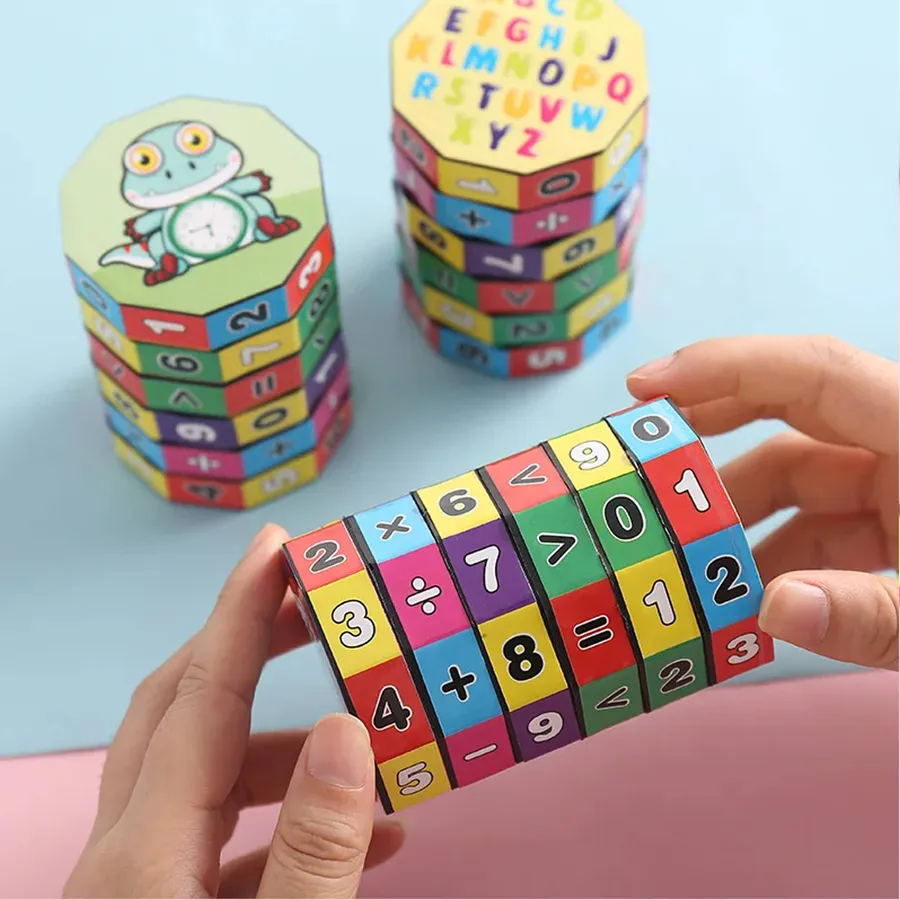 Mathematics Cylinder Puzzle Educational Kids Toy — wholesale Toys & Games by the case