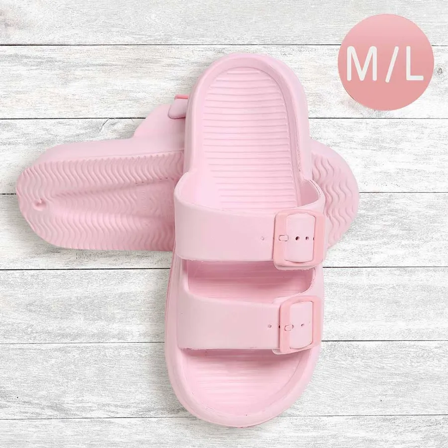 Super Soft Unisex Slippers With Straps - Assorted — wholesale More Wholesale Goods by the case
