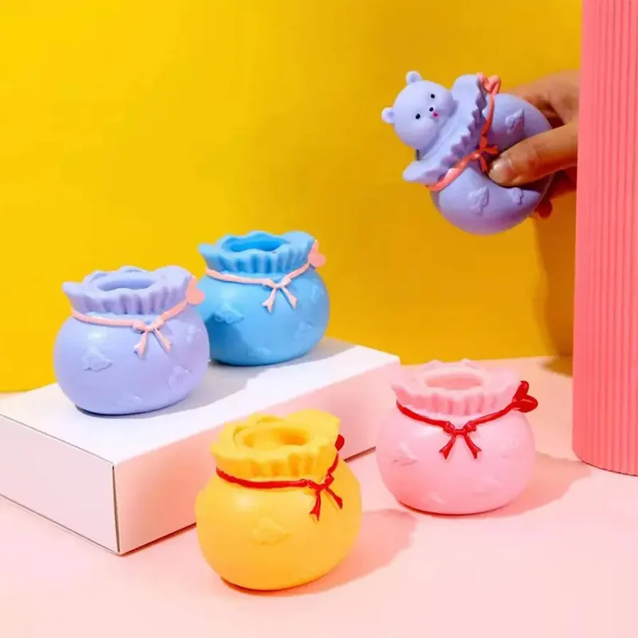 Squishy Toys Cute Animal Squeeze Pop Fidget Cups, Silicone Sensory Toy for Kids — wholesale Fidgets & Sensory by the case
