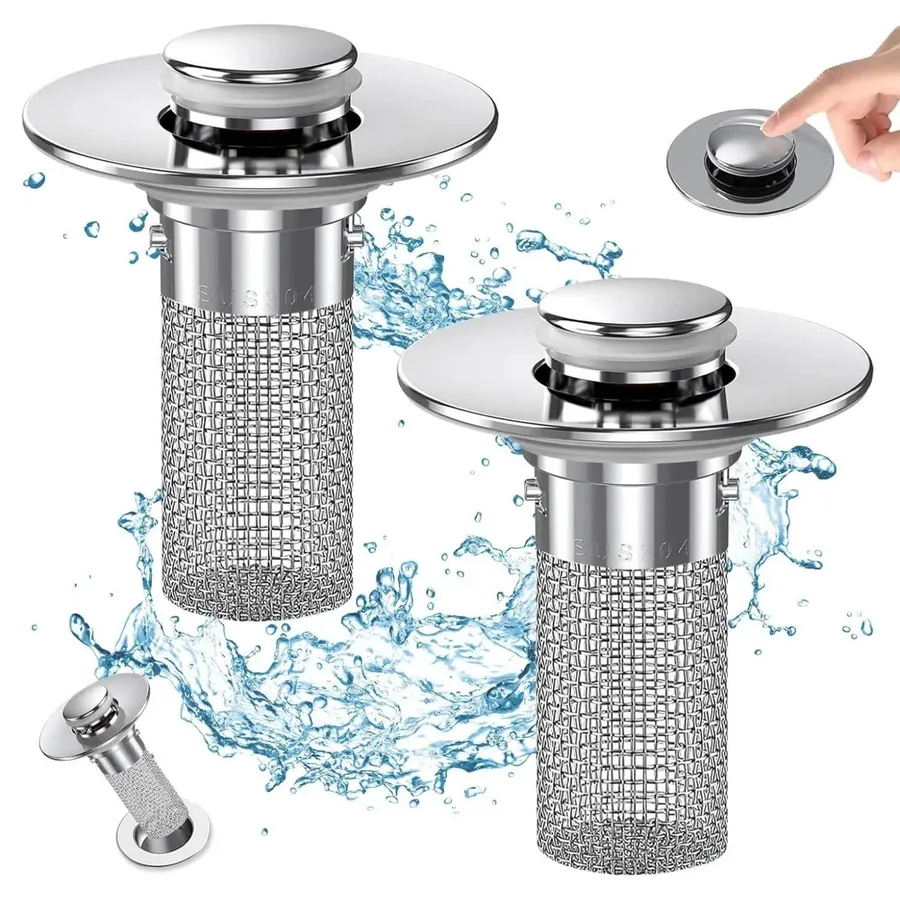 Bathroom Sink Strainer | Easy Clean Drain Protection — wholesale Beauty & Personal Care by the case