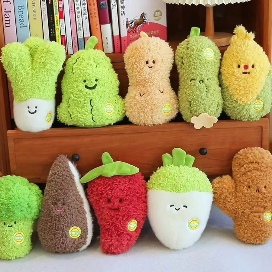 Soft Plush Stuffed Vegetable Toys for Kids - Assorted — wholesale Plush & Squishies by the case