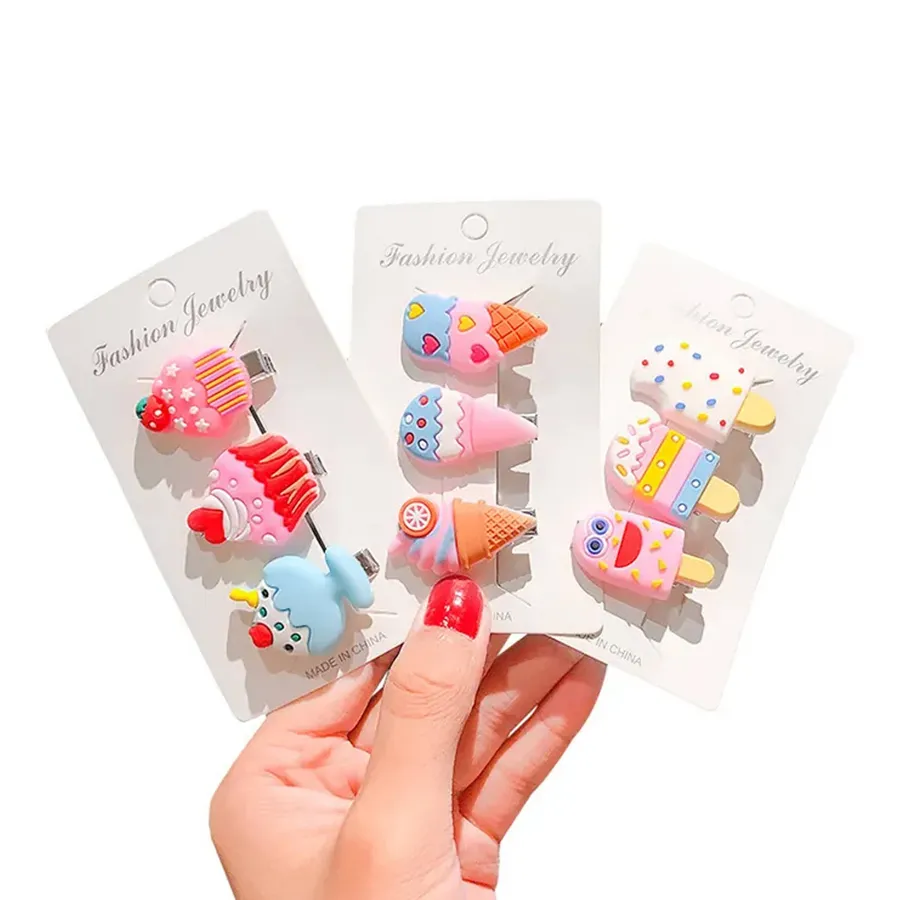 Mix Hair Clip Set For Girl's- Assorted — wholesale Apparel & Accessories by the case