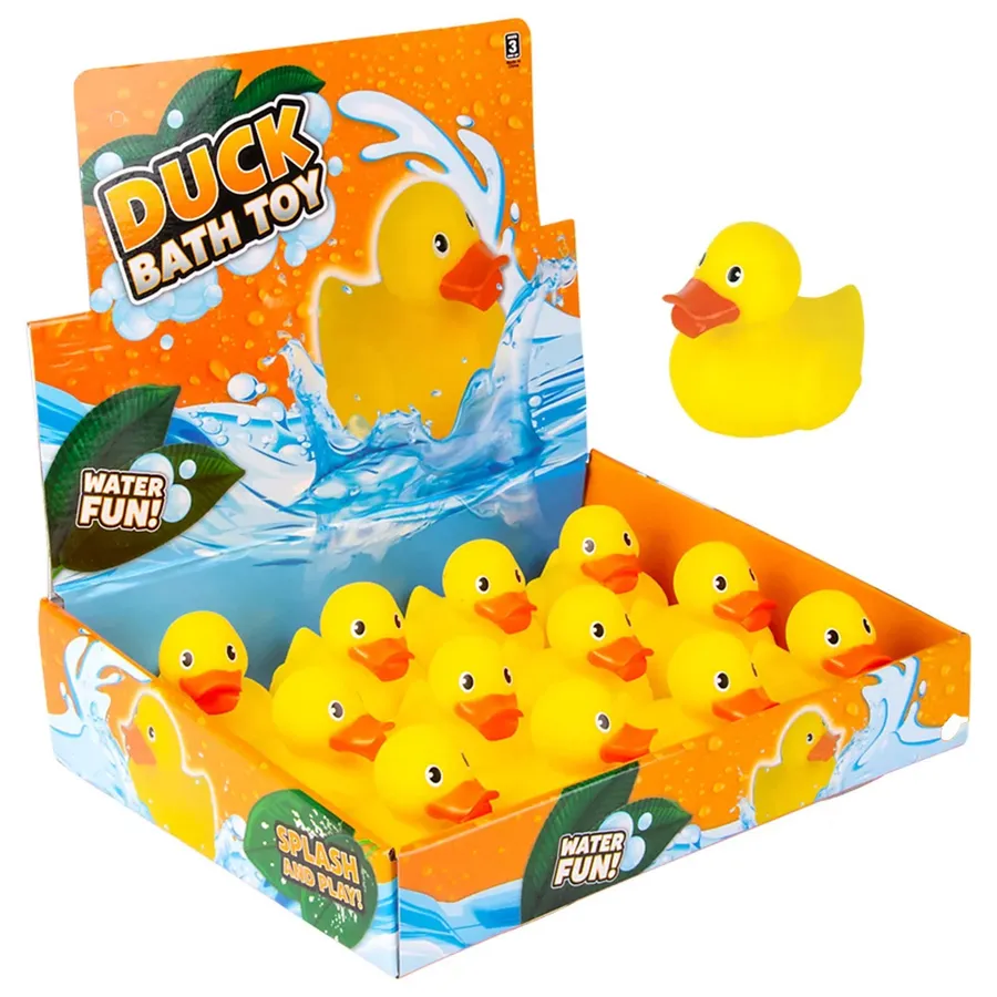 Splish Splash Yellow Duck Bath Toy for Kids — wholesale Beauty & Personal Care by the case