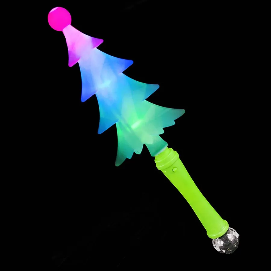 Holiday Flashing Light & Glow Tree Kids Wand Toy — wholesale Seasonal & Holiday by the case