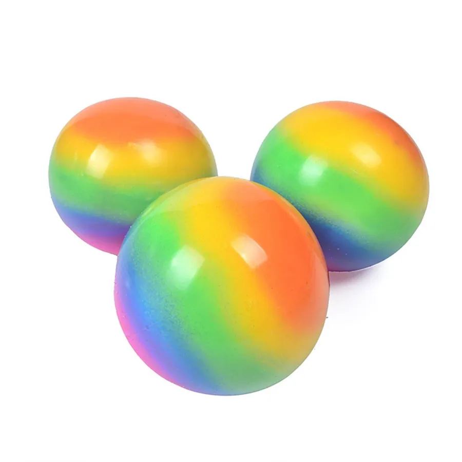 Stress Ball Rainbow Squishy Sensory Fidget Toy (3 Pack) — wholesale Fidgets & Sensory by the case