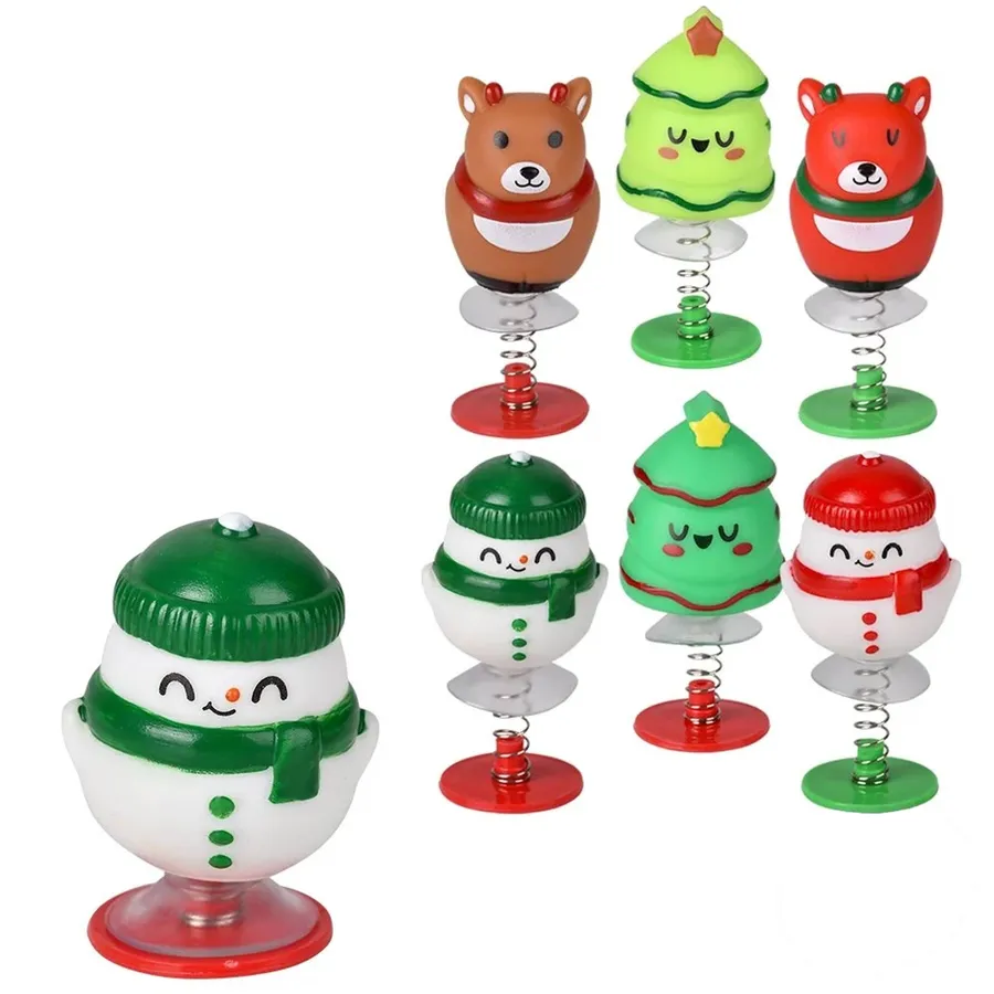 Cute Mini Christmas Pop-Ups Kids Toy - Assorted — wholesale Seasonal & Holiday by the case