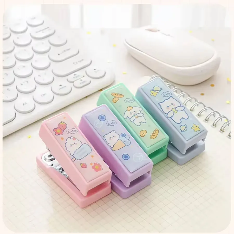 Cute Rabbit Bear Patterned Mini Stapler - Assorted — wholesale More Wholesale Goods by the case