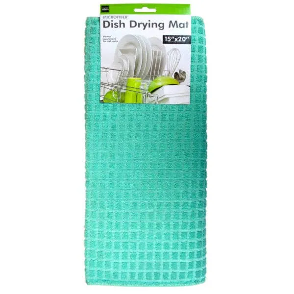 Microfiber Dish Drying Mat (Pack of 4) Keeraft Home Gifts — wholesale Home & Décor by the case
