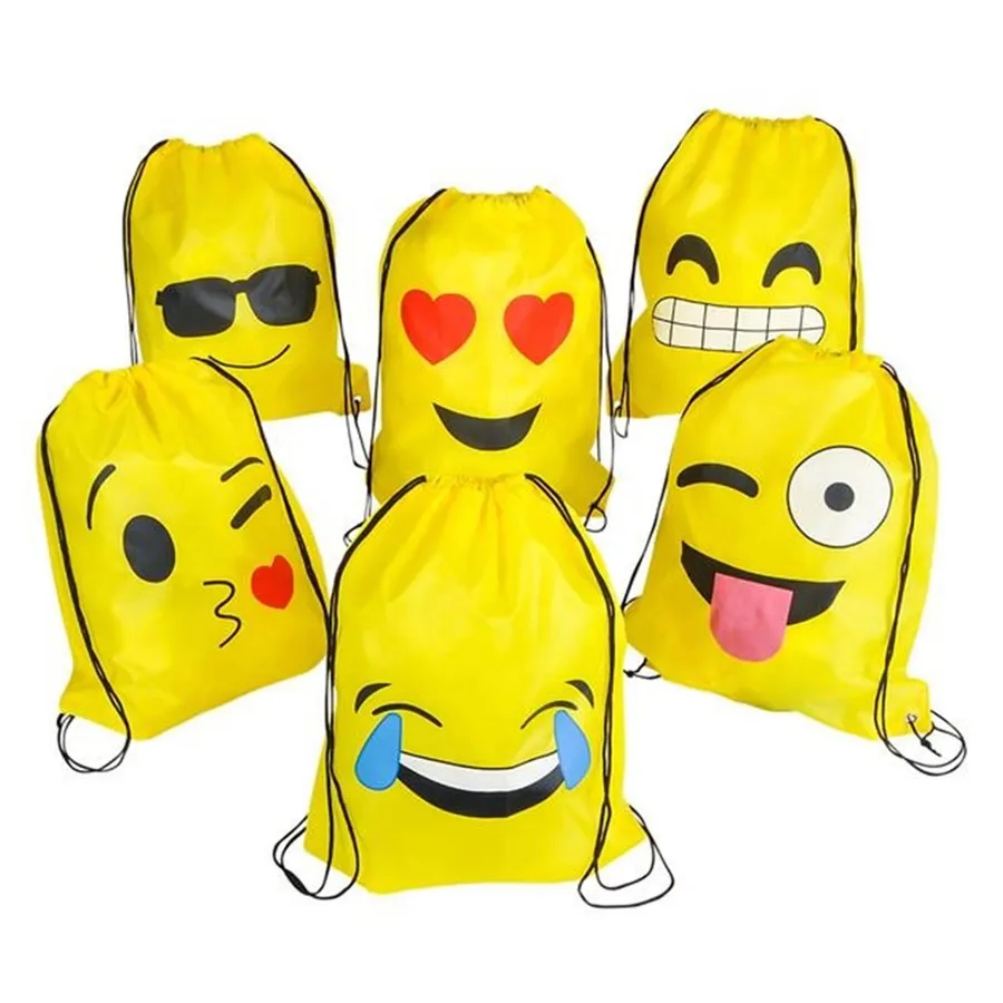 Keeraft Emoticon Drawstring Backpack - 1 Keeraft Home Gifts — wholesale Bags & Backpacks by the case