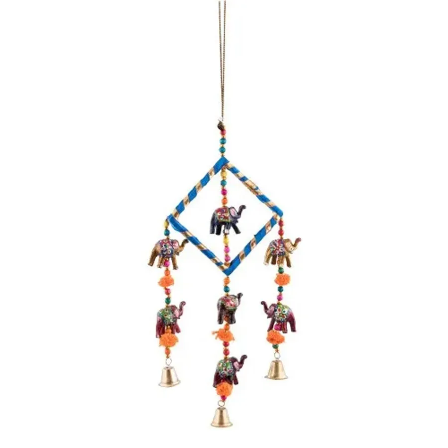 Square Hathi Door Hanging Unique Elephan Keeraft Home Gifts — wholesale Apparel & Accessories by the case