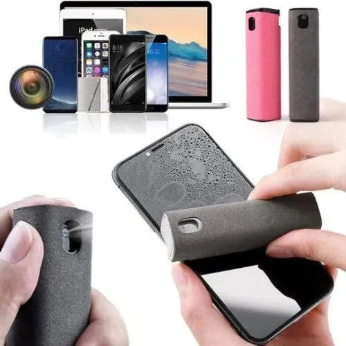 2-in-1 Portable Phone Screen Cleaner Spray | Twin Pack — wholesale Tech & Gadgets by the case