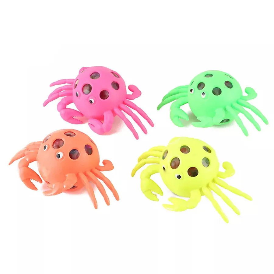 Squishy Toys Kids Colorful Crab Water Beads Sensory Fidget Stress Ball — wholesale Fidgets & Sensory by the case