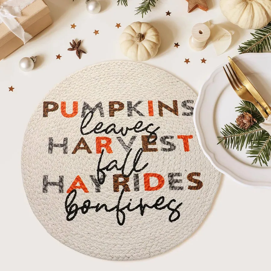 Fashionable Printed Round Placemat For Home — wholesale More Wholesale Goods by the case