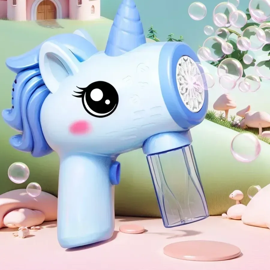 Unicorn Bubble Machine - Automatic Bubble Blower Toy — wholesale Toys & Games by the case