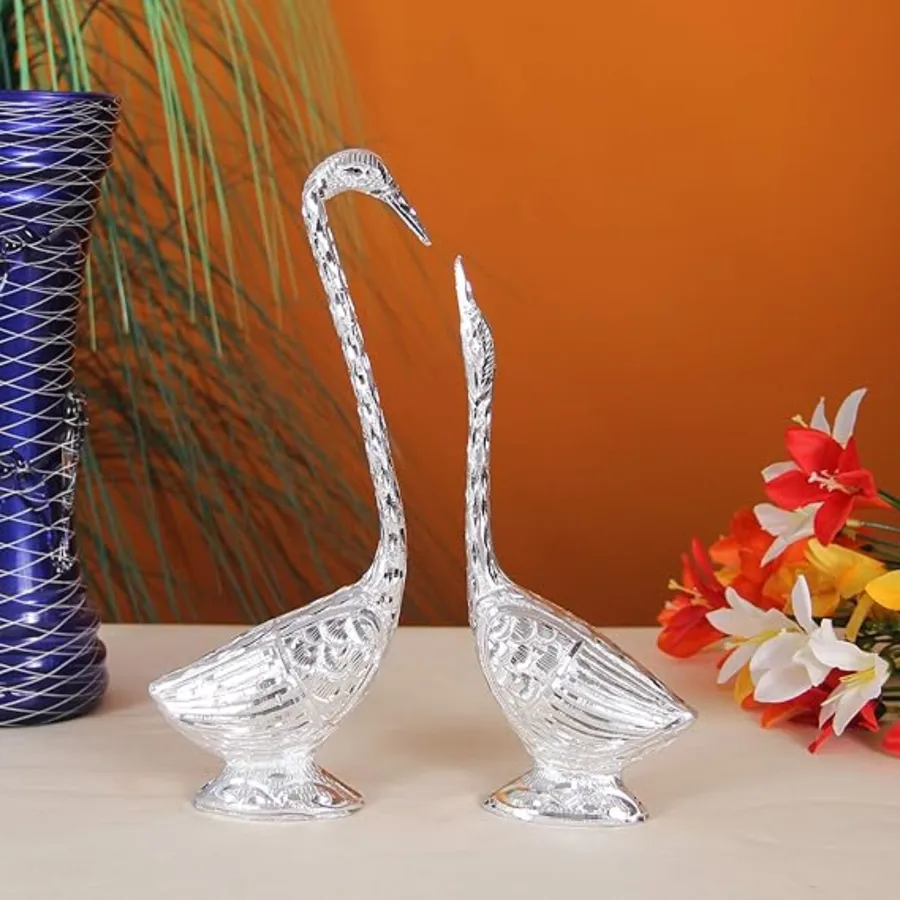 Handicraft Pair of Swan Showpiece for Home Decore — wholesale Home & Décor by the case