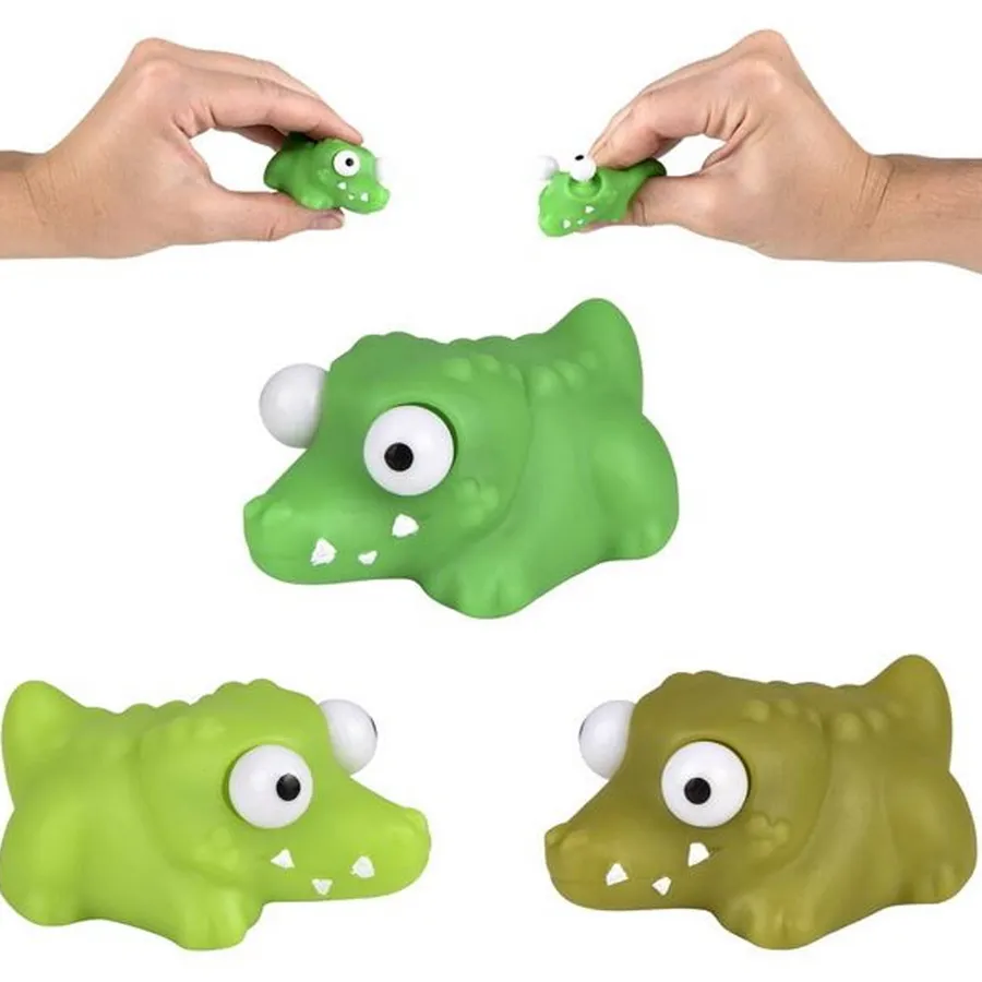 Easter Small Popping Eye Alligator Toys- Valentine — wholesale Seasonal & Holiday by the case