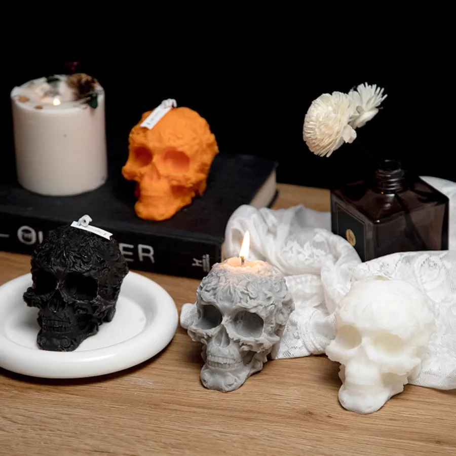 Skull Glow Aroma Candle — wholesale Home & Décor by the case