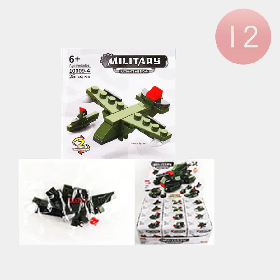Military Building Block Toys - Assorted — wholesale Toys & Games by the case
