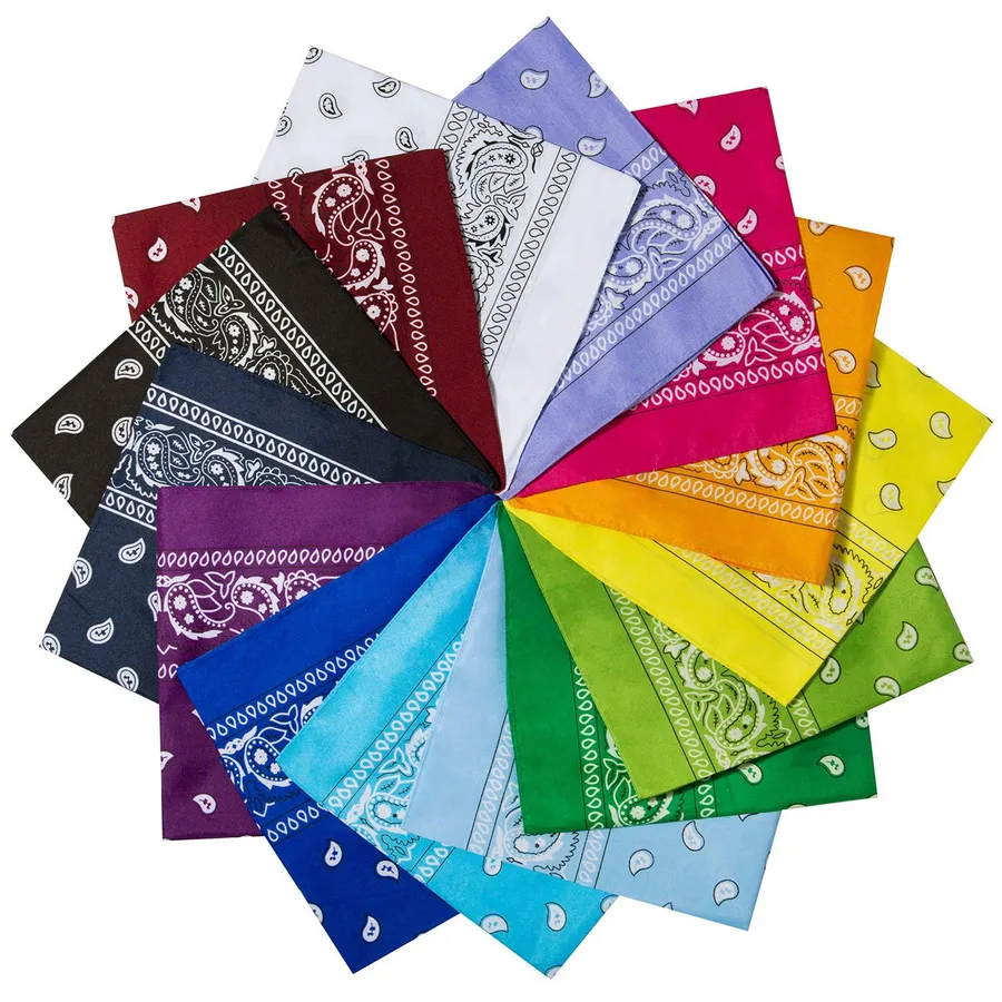 Paisley colour Bandana — wholesale More Wholesale Goods by the case