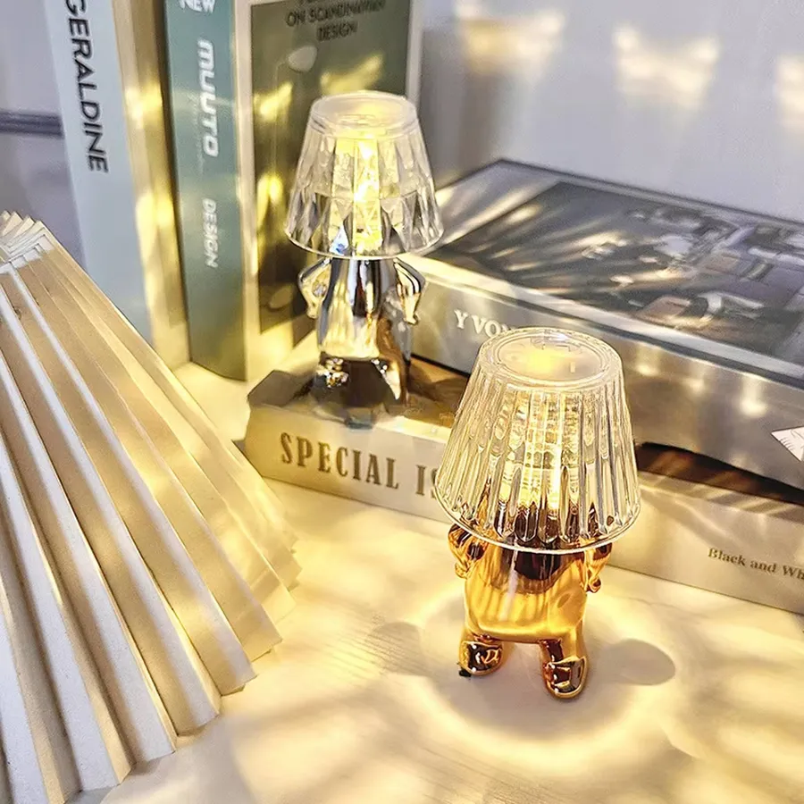 Creative LED Crystal Small Night Lamp -Assorted — wholesale Home & Décor by the case