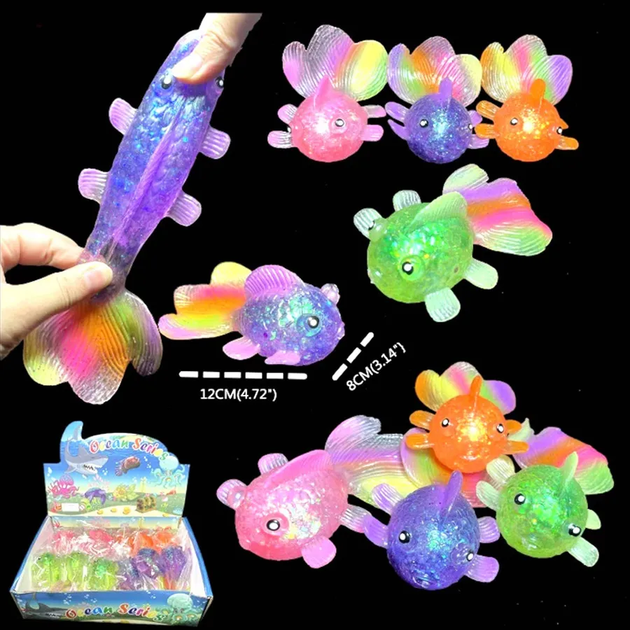 Stretchy Fidget Gold Fish Balls Fidget Toys — wholesale Fidgets & Sensory by the case