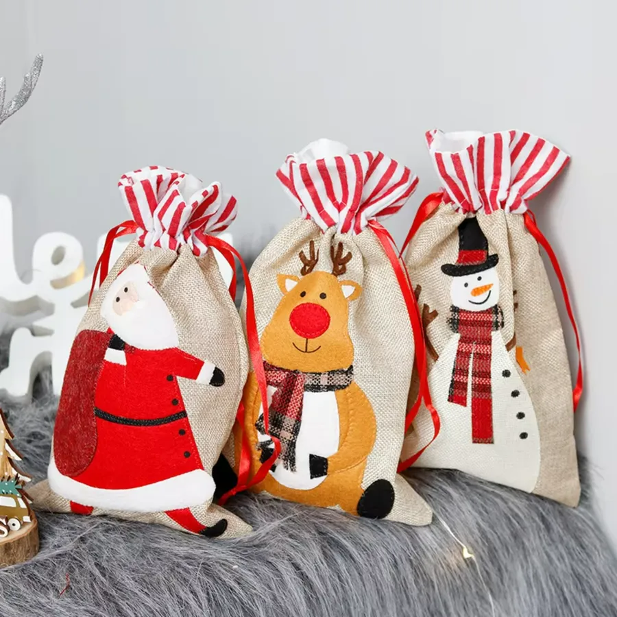 Gift Bags | Embroidered | Christmas — wholesale Seasonal & Holiday by the case