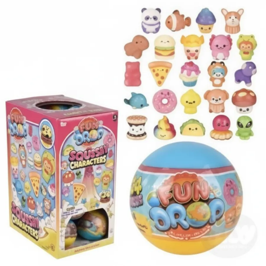 Micro Squishy Toy Blind Capsule - Sensory Fidget Stress Ball Mystery Toy — wholesale Fidgets & Sensory by the case