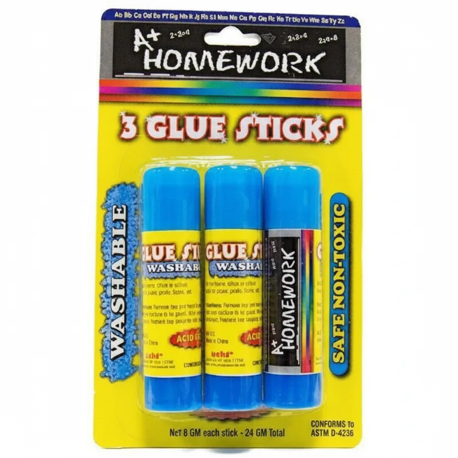 Washable Glue Sticks for Kids Stationery, Classroom Art Supplies and Back to School — wholesale Stationery & Office by the case