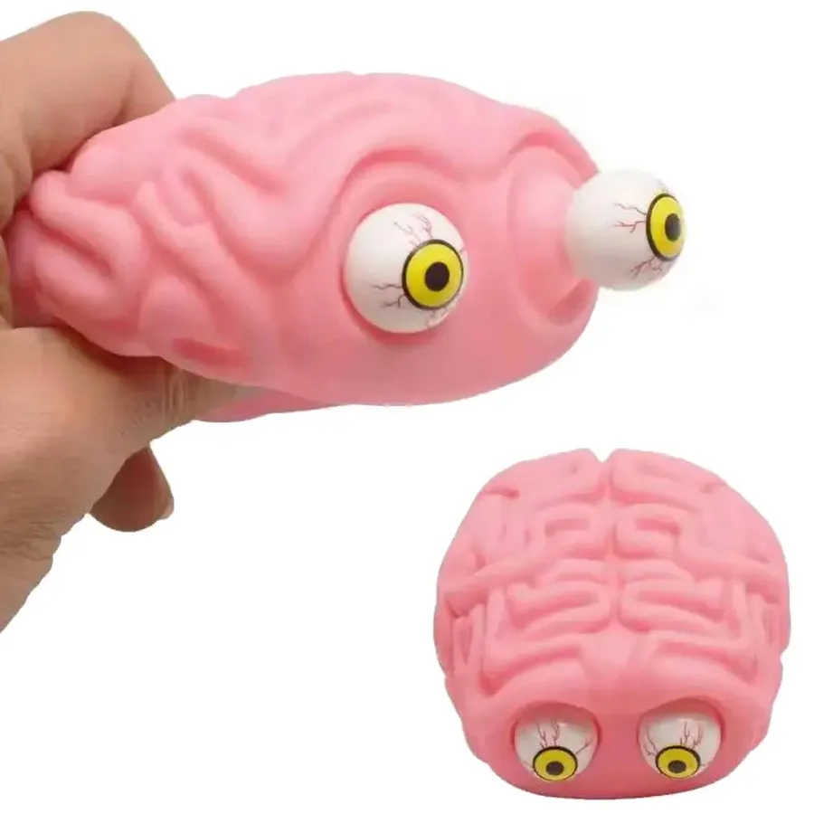 Flippy Brain Squishy Fidget Popping Eye Kids Toy — wholesale Fidgets & Sensory by the case