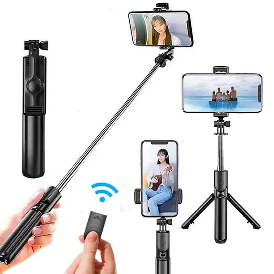360° Rotation Selfie Stick Tripod with Wireless Remote — wholesale More Wholesale Goods by the case
