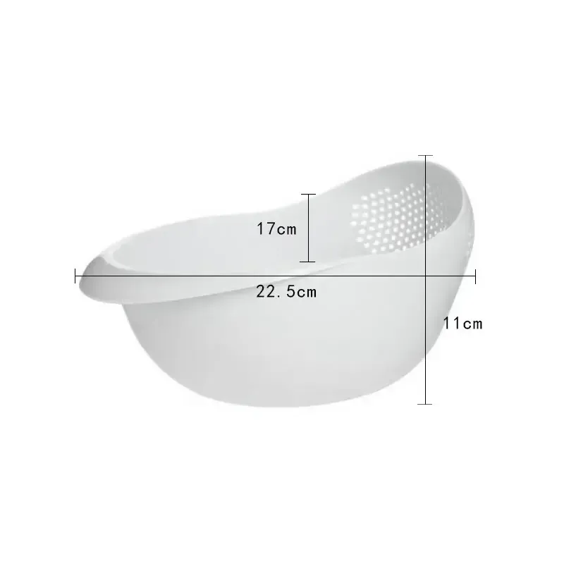 Plastic Rice Strainer Bowl Kitchen Drain Basket Tool — wholesale Kitchen & Drinkware by the case