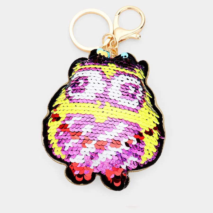 Fidget Flip Owl Plush Keychain - Reversible Sensory Toy for Easter — wholesale Fidgets & Sensory by the case