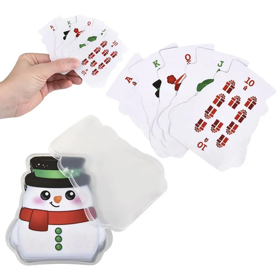 Snowman Playing Cards Kids Game Toys — wholesale Toys & Games by the case