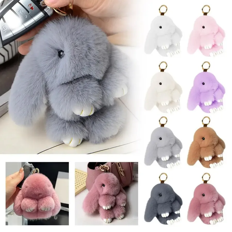 Fidget Easter Plush Bunny Keychain - Soft Sensory Toy Squish — wholesale Fidgets & Sensory by the case