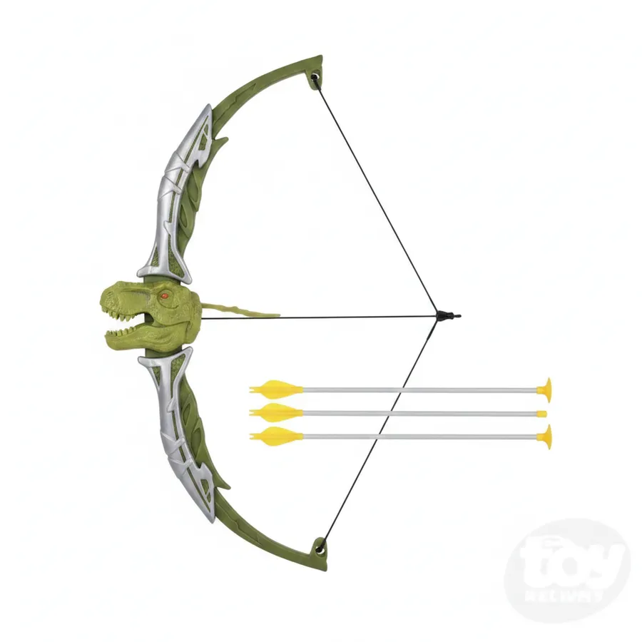Kids Dinosaur T-Rex Bow and Arrow Archery Set - Fun Toy Gift for Boys and Girls — wholesale Toys & Games by the case
