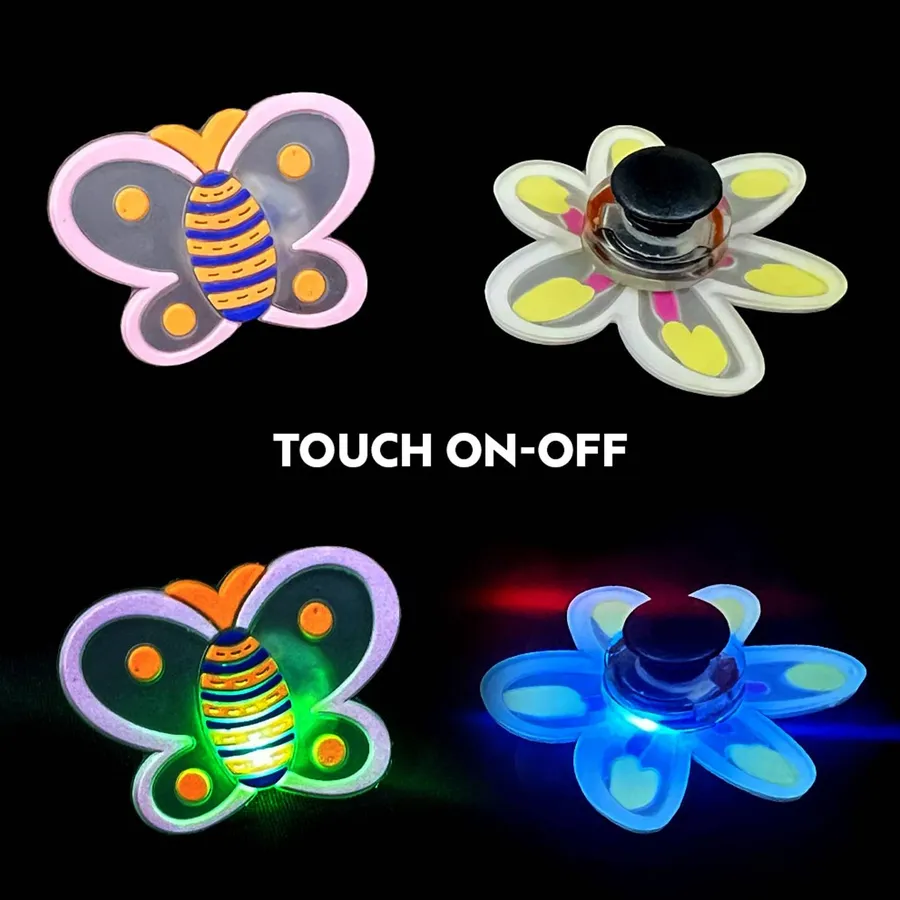 Light Up Shoe Deco Charms- Assorted — wholesale Keychains & Charms by the case