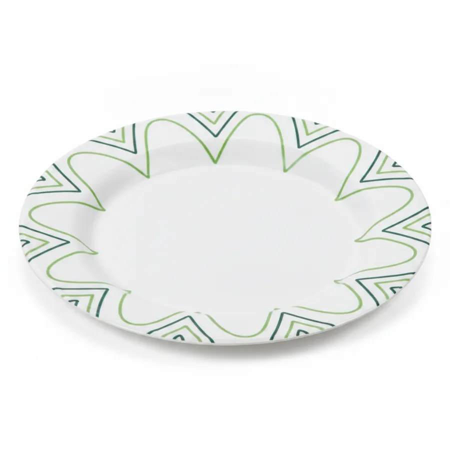 10-Inch Floral Melamine Dinner Plates - Round Tabletop Dinnerware for Everyday Dining and Hosting — wholesale Tech & Gadgets by the case