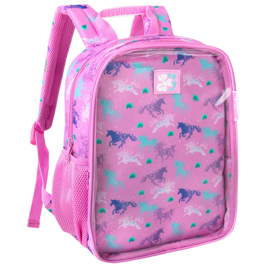 Printed Backpack w Front Clear Pocket For Valentine — wholesale Seasonal & Holiday by the case