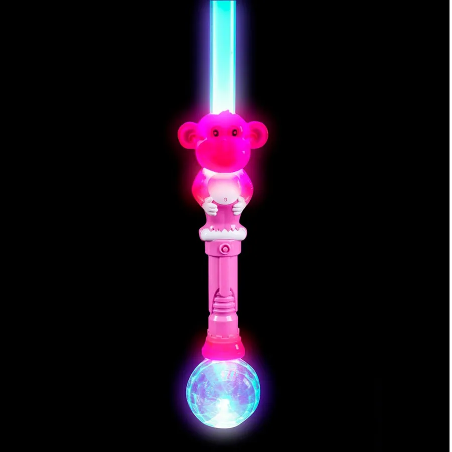 30" Light-Up Monkey Magic Ball Stick – Flashing Toy Fun — wholesale Toys & Games by the case