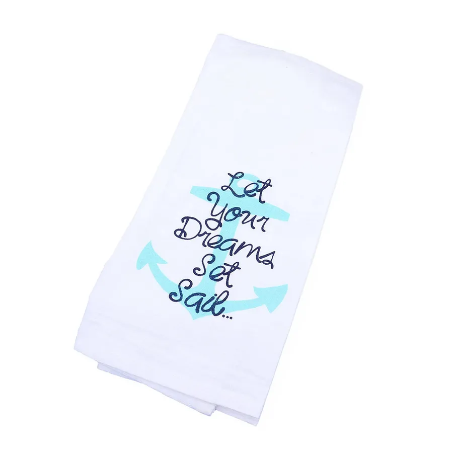 Message Printed Kitchen Towel - Assorted — wholesale Kitchen & Drinkware by the case